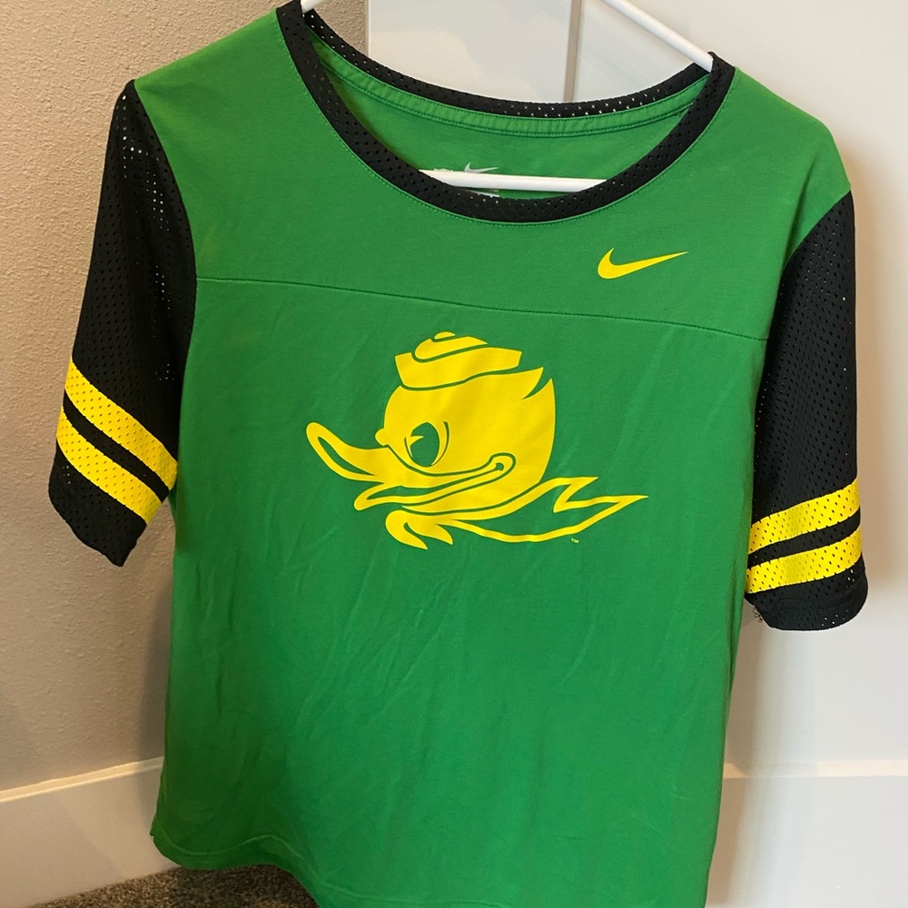Oregon Ducks Women’s fitted Jersey Shirt- Nike XL